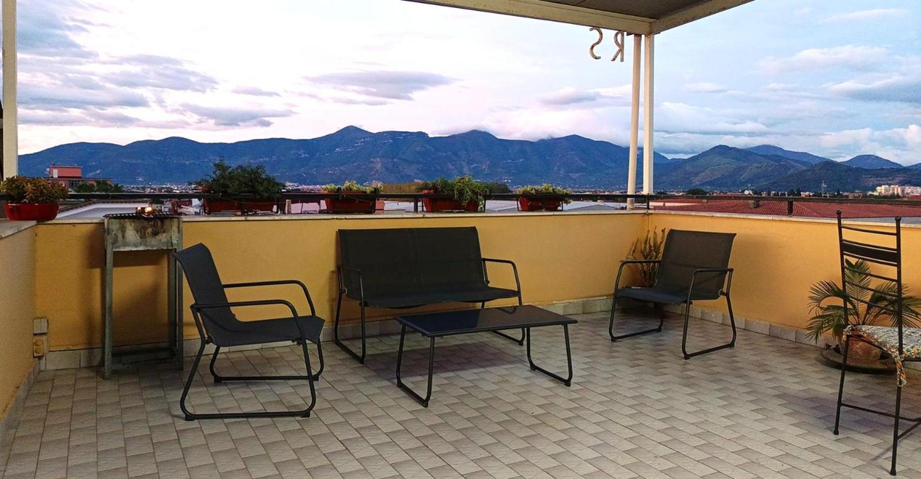Villa Palazzo Di Donna Panoramic Terraces And Private Parking Strategic To Amalfi Coast, Pompei, Napoli à Sant'Egidio del Monte Albino Extérieur photo