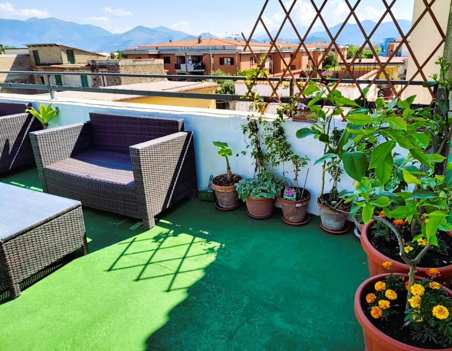Villa Palazzo Di Donna Panoramic Terraces And Private Parking Strategic To Amalfi Coast, Pompei, Napoli à Sant'Egidio del Monte Albino Extérieur photo