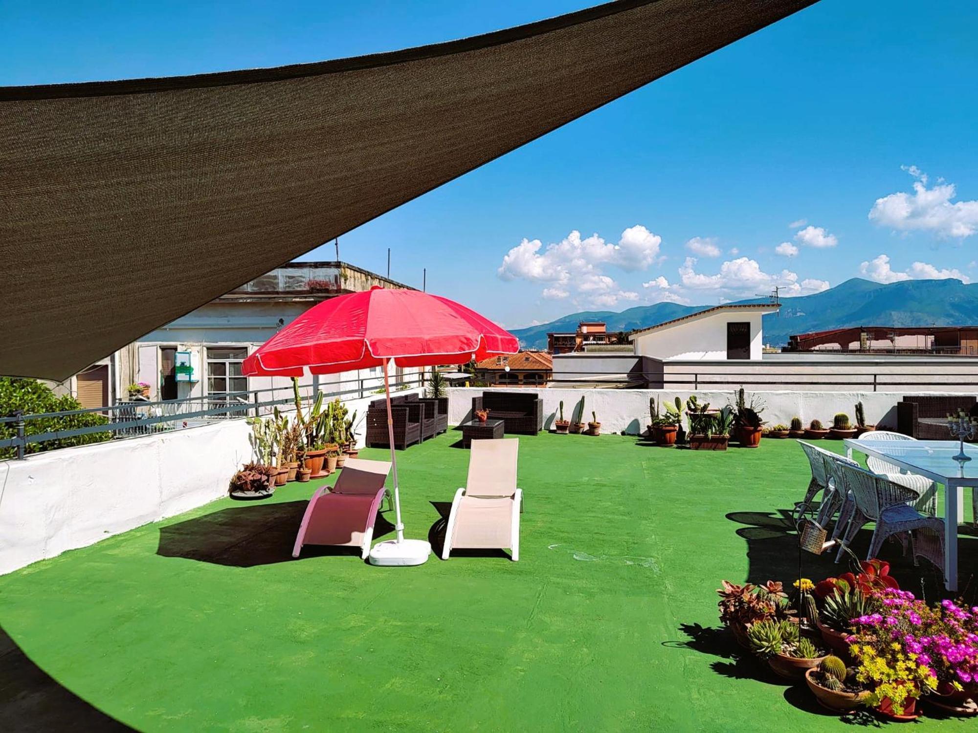 Villa Palazzo Di Donna Panoramic Terraces And Private Parking Strategic To Amalfi Coast, Pompei, Napoli à Sant'Egidio del Monte Albino Extérieur photo