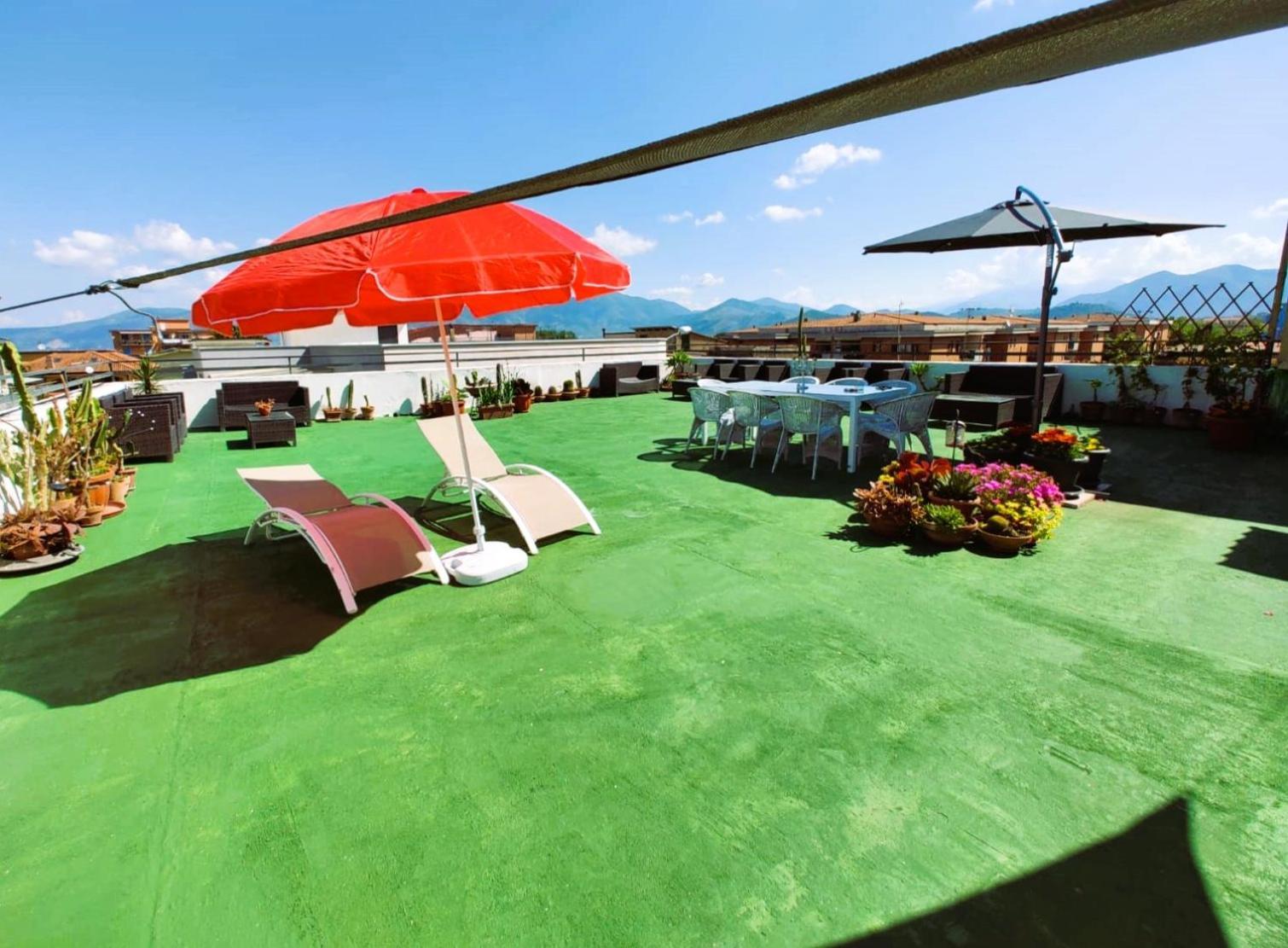 Villa Palazzo Di Donna Panoramic Terraces And Private Parking Strategic To Amalfi Coast, Pompei, Napoli à Sant'Egidio del Monte Albino Extérieur photo