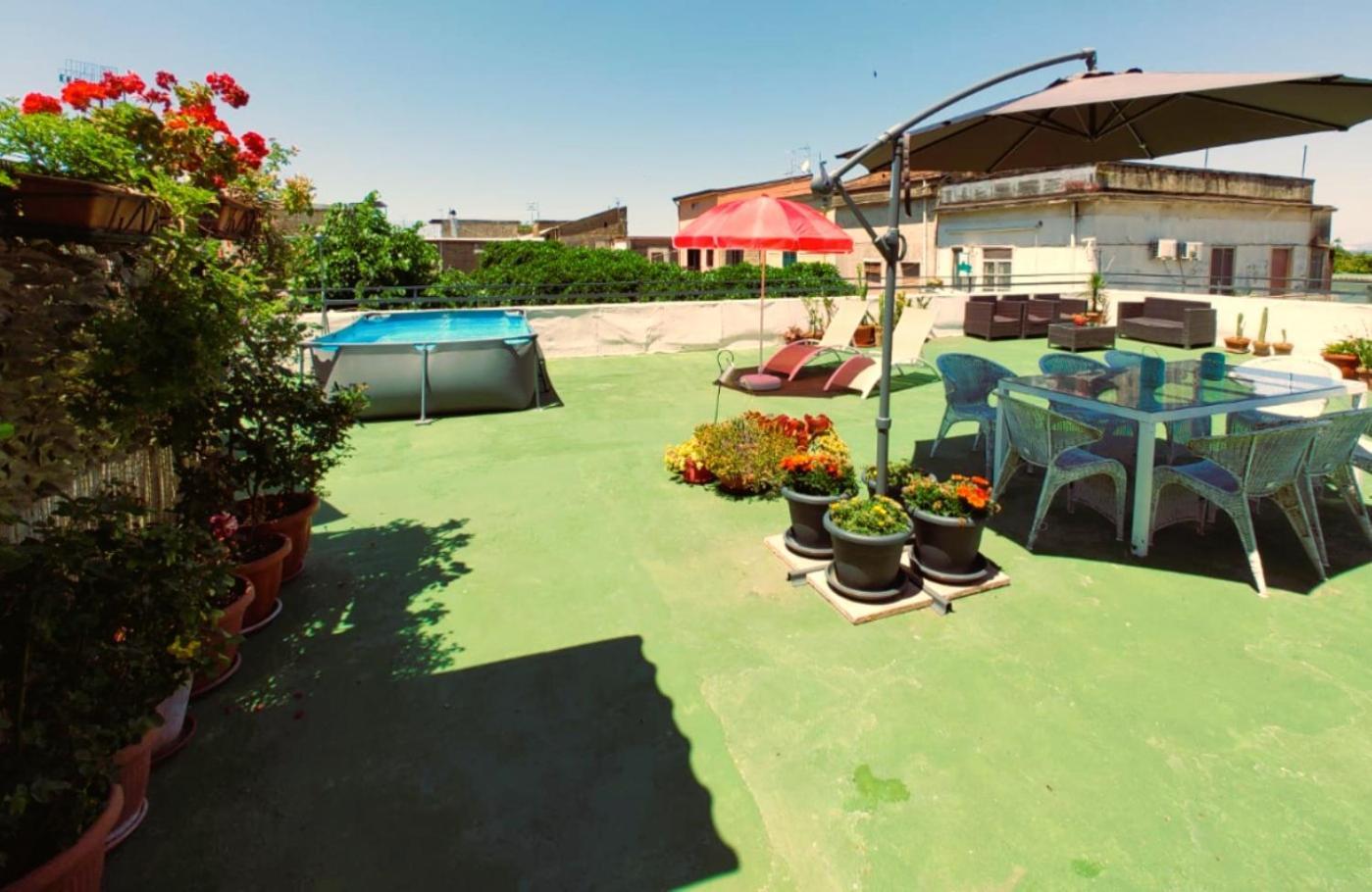 Villa Palazzo Di Donna Panoramic Terraces And Private Parking Strategic To Amalfi Coast, Pompei, Napoli à Sant'Egidio del Monte Albino Extérieur photo